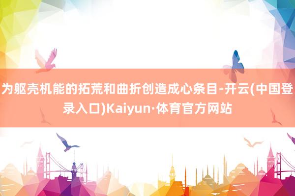 为躯壳机能的拓荒和曲折创造成心条目-开云(中国登录入口)Kaiyun·体育官方网站