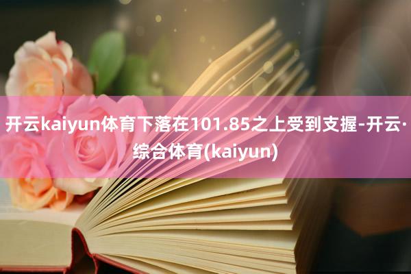 开云kaiyun体育下落在101.85之上受到支握-开云·综合体育(kaiyun)