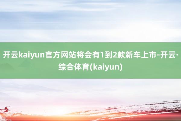 开云kaiyun官方网站将会有1到2款新车上市-开云·综合体育(kaiyun)