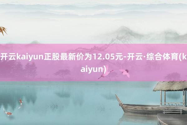 开云kaiyun正股最新价为12.05元-开云·综合体育(kaiyun)