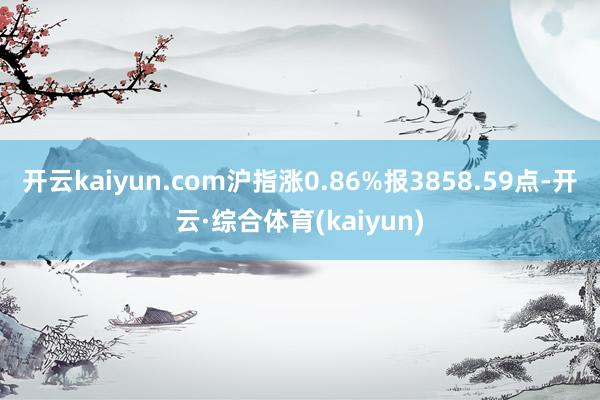 开云kaiyun.com沪指涨0.86%报3858.59点-开云·综合体育(kaiyun)